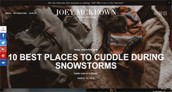 Desktop Screenshot of joeymckeown.com